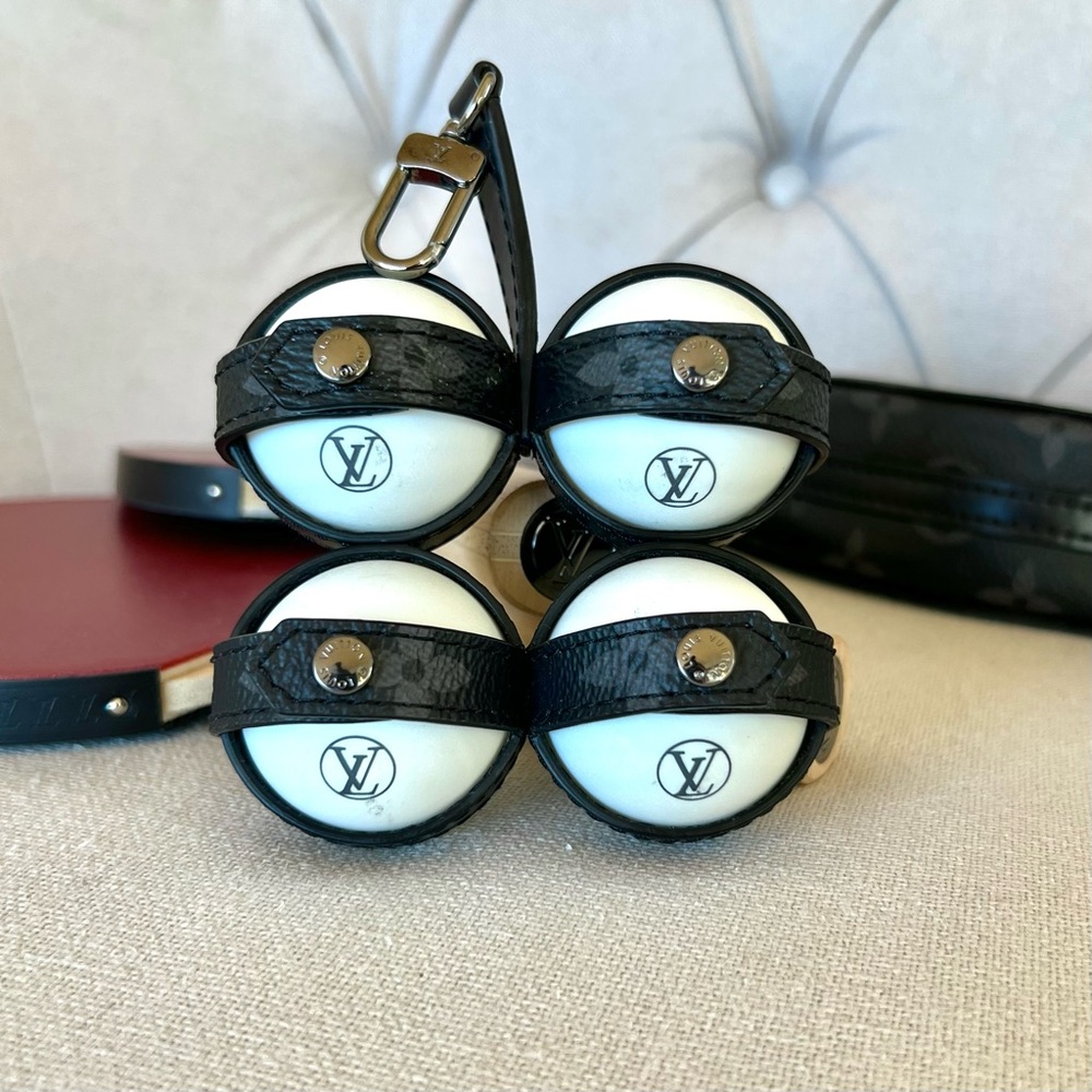 NEW $2400 Louis Vuitton James Ping Pong Set Eclipse - Picture 5 of 13